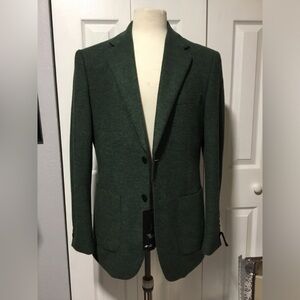 Elegant Forest Green Men's Blazer